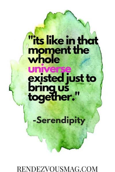 serendipity love quote