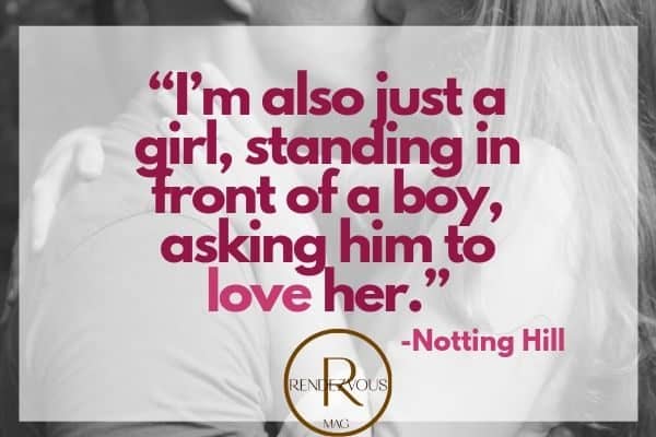Romantic Movie lines for Instagram quote