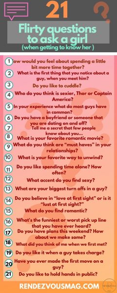 flirty questions to ask a girl infographic- getting to know her